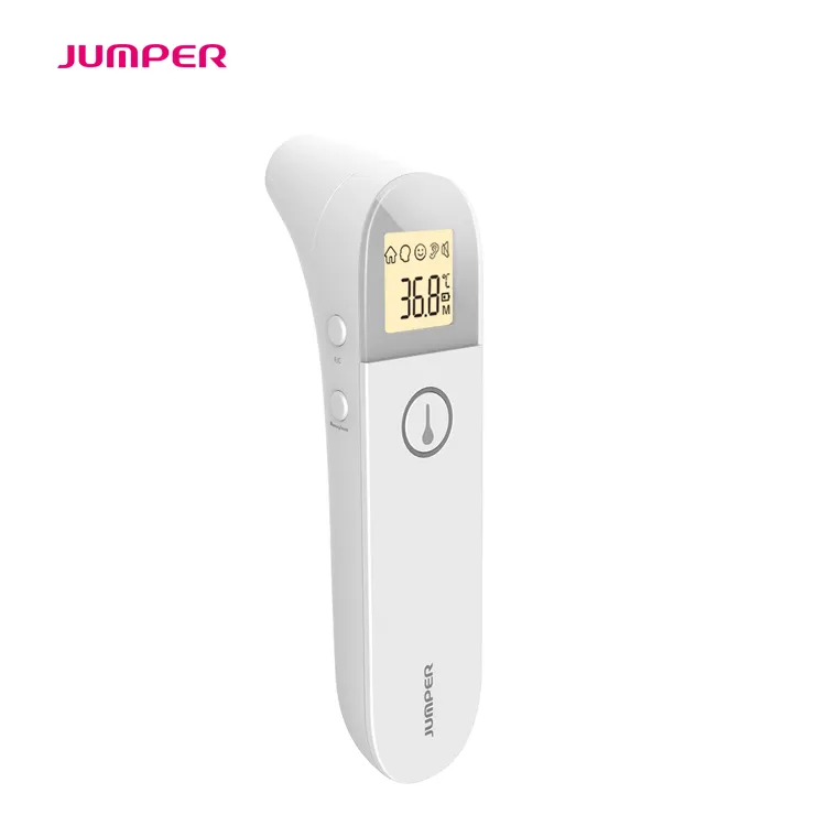 Jumper JPD-FR410 LCD ekran doğru ateş ölçümü dijital termometre alın kulak sıcaklığı kızılötesi termometre