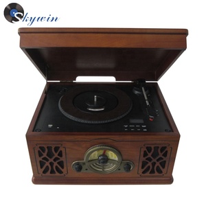 High End USB <strong>Vinyl</strong> <strong>Record</strong> Player Retro Wooden Radio Old Gramophones <strong>for</strong> <strong>Sale</strong> - Product Image 4