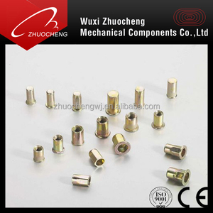 M6 <span class=keywords><strong>M8</strong></span> Acero al carbono Zinc Amarillo-Chapado en cromato Tuercas de remache de cabeza redonda - Product Image 6