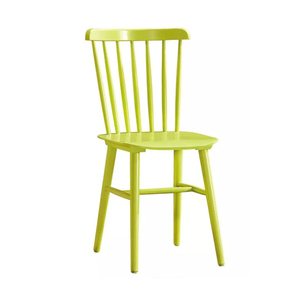Silla de comedor con respaldo cruzado de madera, diseño moderno Cheep - Product Image 2