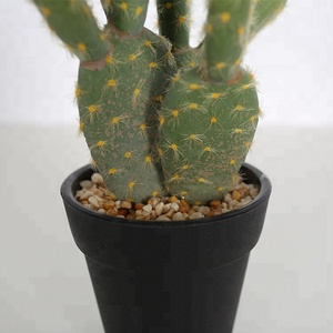Plante du désert en éponge, <span class=keywords><strong>cactus</strong></span> artificiel en plastique fait à la main, Opuntia, décoration de meubles, <span class=keywords><strong>cactus</strong></span> décoratif de 23 cm - Product Image 3