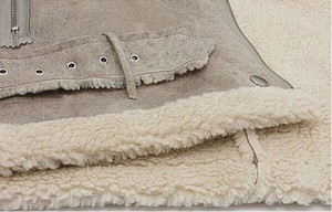 ey0227a breve inverno <span class=keywords><strong>cappotto</strong></span> di <span class=keywords><strong>montone</strong></span> <span class=keywords><strong>shearling</strong></span> da donna - Product Image 6