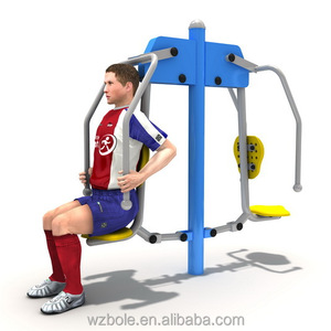 Équipement de sport à double siège, équipement Commercial pour faire des exercices de <span class=keywords><strong>fitness</strong></span> en plein air, pressoir de poitrine pour le parc - Product Image 5