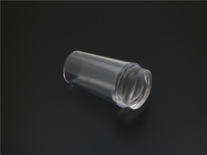 Tampon à ongles professionnel transparent en silicone <span class=keywords><strong>de</strong></span> 2,8 cm avec raclette, outils d'impression pour manucure DIY - Product Image 4