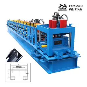 फुट 80-300 धातु और इस्पात प्रोफ़ाइल जेड शहतीर रोल बनाने की मशीन उत्पादन लाइन