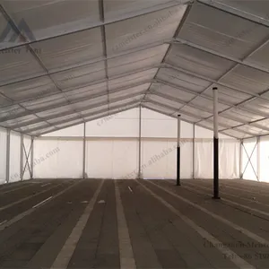 ענק 30x50 m עמיד למים גרמניה אלומיניום מסגרת מחסן בד קיר אוהל מכירה לוהטת