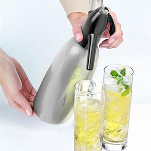 Sifón de Aluminio Ecológico de 1 Litro para Refrescos, Duradero y Portátil, Juego de Herramientas para <span class=keywords><strong>Bar</strong></span> en Casa, para Restaurantes y Cafés - Product Image 2
