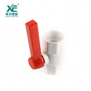 Chất lượng tuyệt vời 1/2 "-2" Trắng nhựa tiêu chuẩn uPVC bát giác bóng nhỏ gọn van - Product Image 3