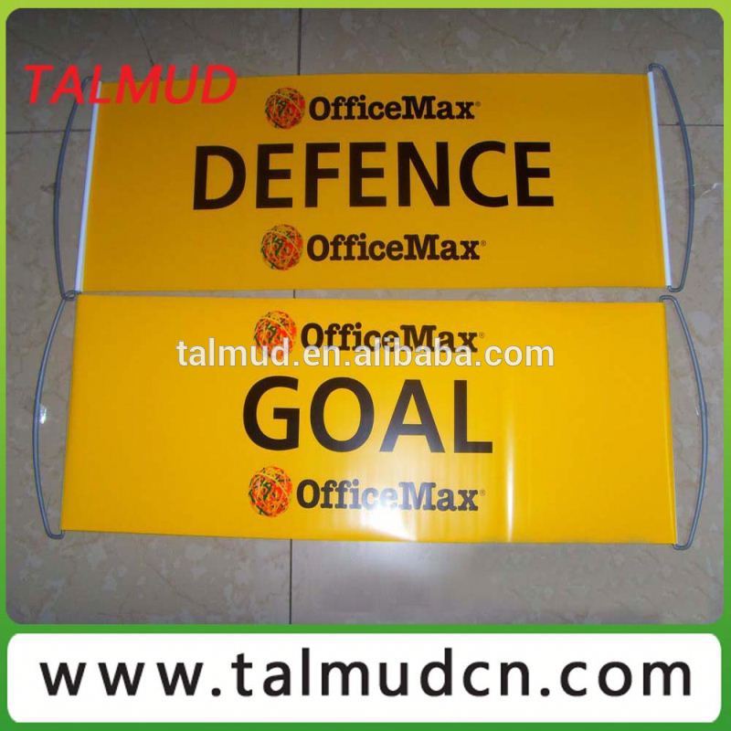 Пэт материала ручной прокрутки баннер для спорта аплодисменты