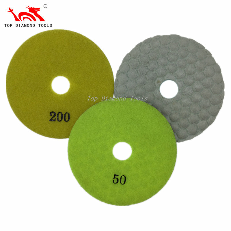 Nid d'abeille Humide Sol En Marbre Polissage Pad sur Vente