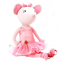 Usine BSCI de Shenzhen, adorable poupée en tissu de ballet personnalisée, poupée en peluche, poupée ballerine pour fille