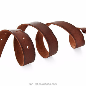 Cinturón de cuero genuino personalizado Vintage para hombre - Product Image 5