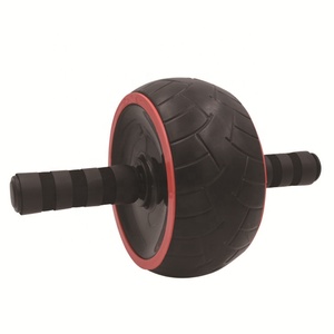 Ruota per Esercizi Addominali in Pelle Modello Silence, Grande Ruota Singola <span class=keywords><strong>AB</strong></span> Power <span class=keywords><strong>Roller</strong></span> - Product Image 1