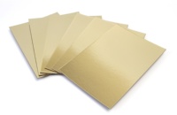 Feuille d'or brillante feuille de carton gris laminé pour Base de planches à gâteaux
