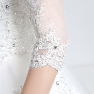 Caldo di Stile Della Corea Avorio Bianco/<span class=keywords><strong>Rosso</strong></span> Plus Size Abito Abito Da Ballo Senza Spalline Abito Da <span class=keywords><strong>Sposa</strong></span> per <span class=keywords><strong>la</strong></span> <span class=keywords><strong>Sposa</strong></span> - Product Image 2