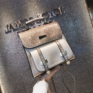 Wholesale Women Girls Bling Flap <strong>Backpack</strong> Shoulder Bags Cross <strong>Purses</strong> Outdoor Travel Daypacks - Product Image 3