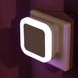 Square form Homelight 0.5W LED Night Light Lamp mit Dusk zu Dawn Sensor, für Baby Kids Room