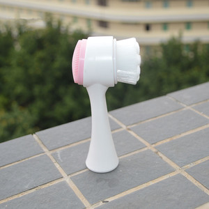 <span class=keywords><strong>Brosse</strong></span> de nettoyage 3D pour le <span class=keywords><strong>visage</strong></span> <span class=keywords><strong>Brosse</strong></span> double face pour l'élimination des points noirs en poils synthétiques doux <span class=keywords><strong>Brosse</strong></span> exfoliante en silicone pour la peau du <span class=keywords><strong>visage</strong></span> - Product Image 6
