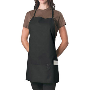 Tùy Chỉnh Silk Screen In Ecofriendly Trắng Đồng Bằng Twill Bông Vải Không Thấm Nước Bếp Nấu Ăn Tạp Dề Logo Thiết Kế Barista Tạp Dề - Product Image 2