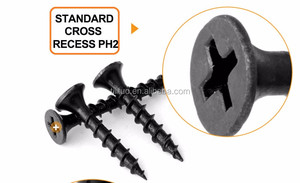 Đen Phosphated Kim Loại Parafuso Vách Thạch Cao Tự Khai Thác Tường Thạch Cao Vít Nhà Cung Cấp Cho Nhựa - Product Image 2