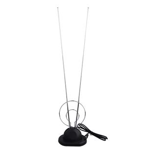 <span class=keywords><strong>Antena</strong></span> de <span class=keywords><strong>TV</strong></span> Digital para Interiores con Orejas de Conejo, Receptor de <span class=keywords><strong>Antena</strong></span> HDTV, Señal VHF UHF con Cable <span class=keywords><strong>Coaxial</strong></span> - Product Image 3