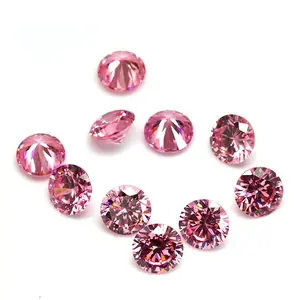 4mm Diamond Faceted Cut Loose Pink Gemstones Wholesale