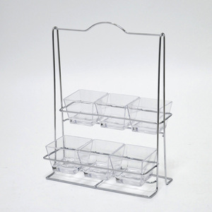 ชั้นวางถาดขนมลวดใสอเนกประสงค์ดีไซน์ทันสมัย - Product Image 4