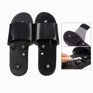 Piede soletta massaggio dieci Ems elettrodo per la digitopressione del piede massaggiatore pantofole sandali massaggio pantofole per la terapia digitale - Product Image 3