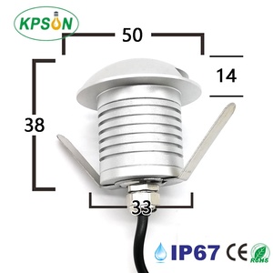 3W LED IP67 12V 24V LED lumière souterraine extérieur jardin encastré <span class=keywords><strong>terrasse</strong></span> <span class=keywords><strong>sol</strong></span> escaliers mur <span class=keywords><strong>terrasse</strong></span> éclairage - Product Image 5