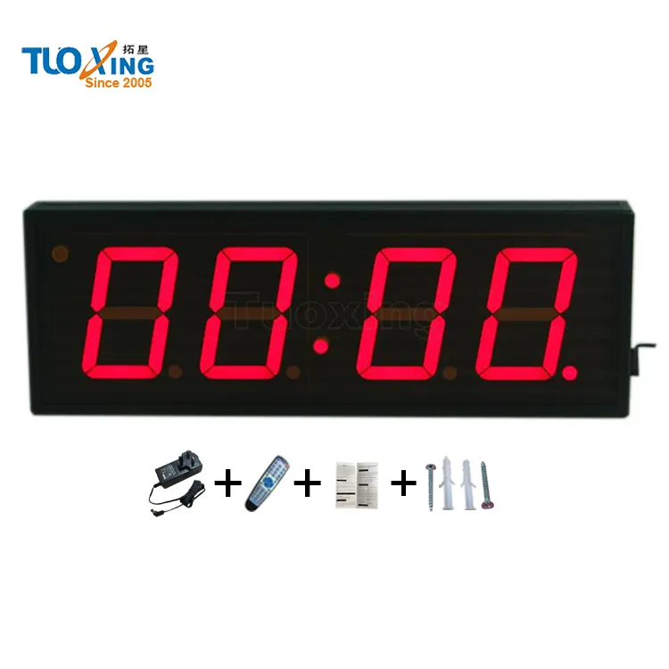 4 inch 4 digit large multifunction LED digital event countdown timer