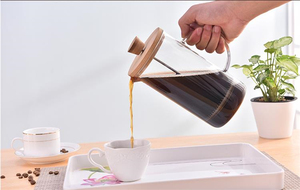 <span class=keywords><strong>Cafetera</strong></span> Francesa con Tapa de Bambú Transparente y Émbolo de Acero Inoxidable para Café Espresso y Té - Product Image 4