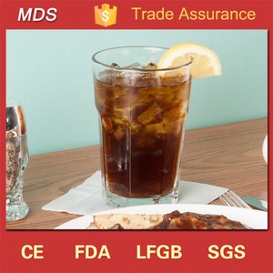 Claro de <span class=keywords><strong>la</strong></span> venta caliente 14 oz roca <span class=keywords><strong>restaurante</strong></span> de alta calidad de cristal - Product Image 6