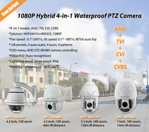 Fabricante CCTV 1080 P HD 10x4 EN 1 TVI AHD CVI Analog hybrid PTZ 1080 p HD Megapíxeles Bóveda del CCTV cámara - Product Image 2