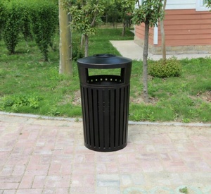 Contenedor <span class=keywords><strong>de</strong></span> <span class=keywords><strong>Basura</strong></span> Metálico para Exteriores con Sensor - Product Image 5
