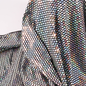 97% poliestere 3% spandex <span class=keywords><strong>vestito</strong></span> lavorato a maglia lustrino argento <span class=keywords><strong>lurex</strong></span> tessuto con metallic spanglefor - Product Image 6