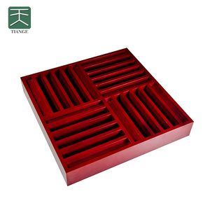 TianGe Bois de caoutchouc <span class=keywords><strong>écologique</strong></span> Pièges à basses décoratifs Matériau insonorisé Diffuseur QRD Panneaux muraux acoustiques - Product Image 6
