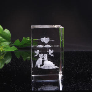Cubo di Cristallo 3D K9 Sagittario Trasparente Artigianato Inciso Regalo Costellazione Incisione Laser - Product Image 2