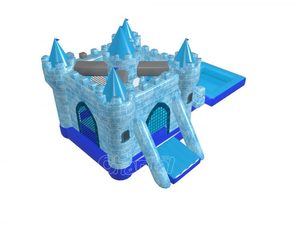 <span class=keywords><strong>Castillo</strong></span> Inflable Combinado <span class=keywords><strong>Frozen</strong></span> con Piscina, <span class=keywords><strong>Castillo</strong></span> Inflable con Tobogán de Agua - Product Image 3