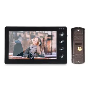 Günstige beste 2 weg video verdrahtete tür telefon home video security intercom systeme für villa