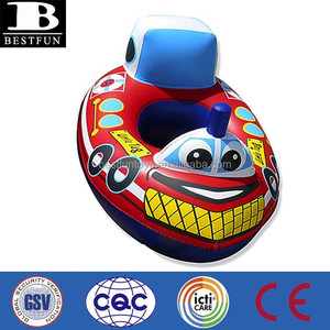 Flotteur de <span class=keywords><strong>bateau</strong></span> de natation pour piscine gonflable OEM personnalisé en usine pour bébé Siège flottant en vinyle Siège à anneau flottant Jouets pour enfants Radeau pour l'été - Product Image 2