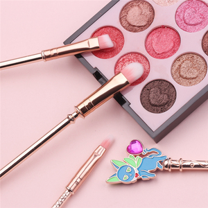 Ensemble de 8 pinceaux de maquillage anime Cardcaptor Sakura, design baguette étoile et oiseau, cadeaux de fête et de festival - Product Image 6