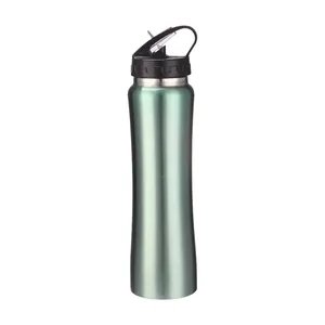 750ml hot bpa free double wall vacuum insulated sport stainless steel water bottle bottledjoy with straw