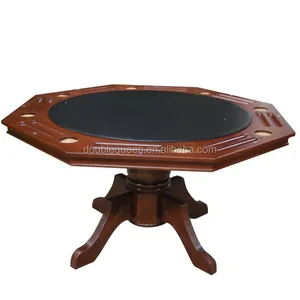 Восьмиугольный стол для покера с деревянной подвеской