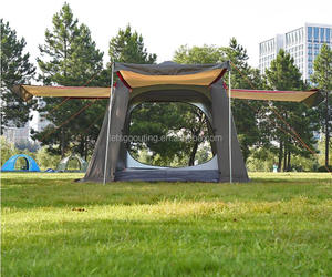 Carpa de cabina instantánea para 4-5 personas, tienda familiar para acampar/viajar, rainfly ligero con alfombrilla de barro () - Product Image 1