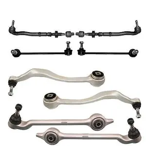 Front Rear Ball Joint Control Arm Arms Tie Rod Assembly Sway Bar Kit for BMW E39 31121141717 31121094233