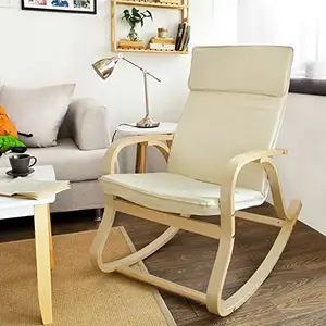 Кресло-качалка из массива дерева, кресло-качалка для отдыха и отдыха, мебель для гостиной