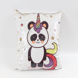 LK bambini personalizzati adoravano graziosa fodera per cuscino <span class=keywords><strong>unicorno</strong></span> con paillettes - Product Image 5