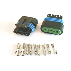 Conector PA66 de 5 pines para coche, bobina de encendido de alta energía, cable electrónico impermeable, conector para automóvil 12162825