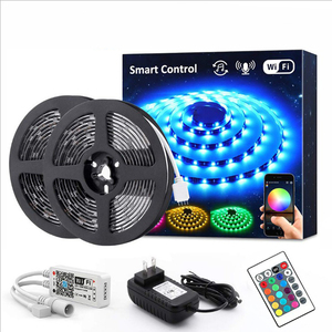 12V wifi không dây điện thoại thông minh kiểm soát LED Strip ánh sáng 5M SMD5050 làm việc với <span class=keywords><strong>Android</strong></span> và IOS hệ thống, Alexa, Google trợ lý - Product Image 4