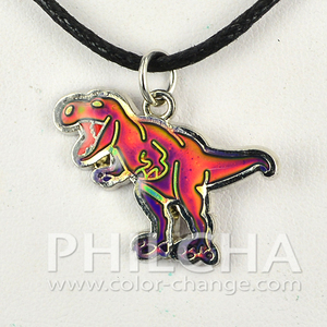 หลายสีเปลี่ยนเครื่องประดับ T-REX ไดโนเสาร์อารมณ์สร้อยคอ - Product Image 4